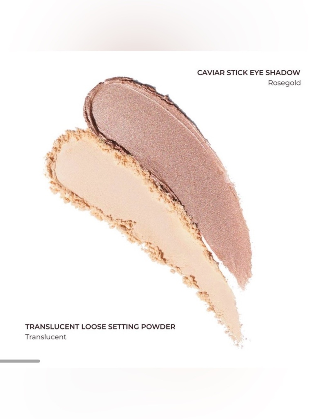 laura mercier Mini Duo: Creamy Champagne Stick & Translucent Setting Powder NIB - Picture 2 of 4